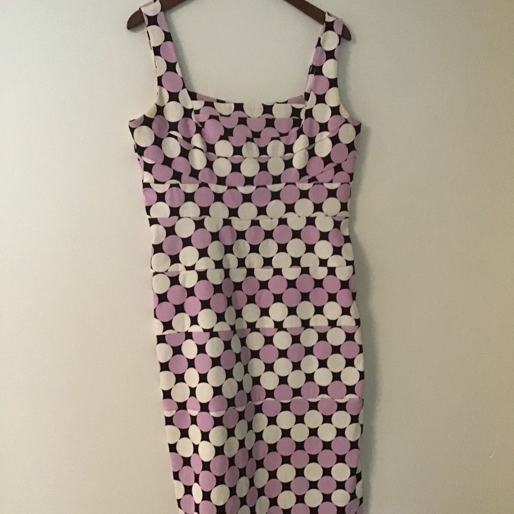 Sangria polka dot dress